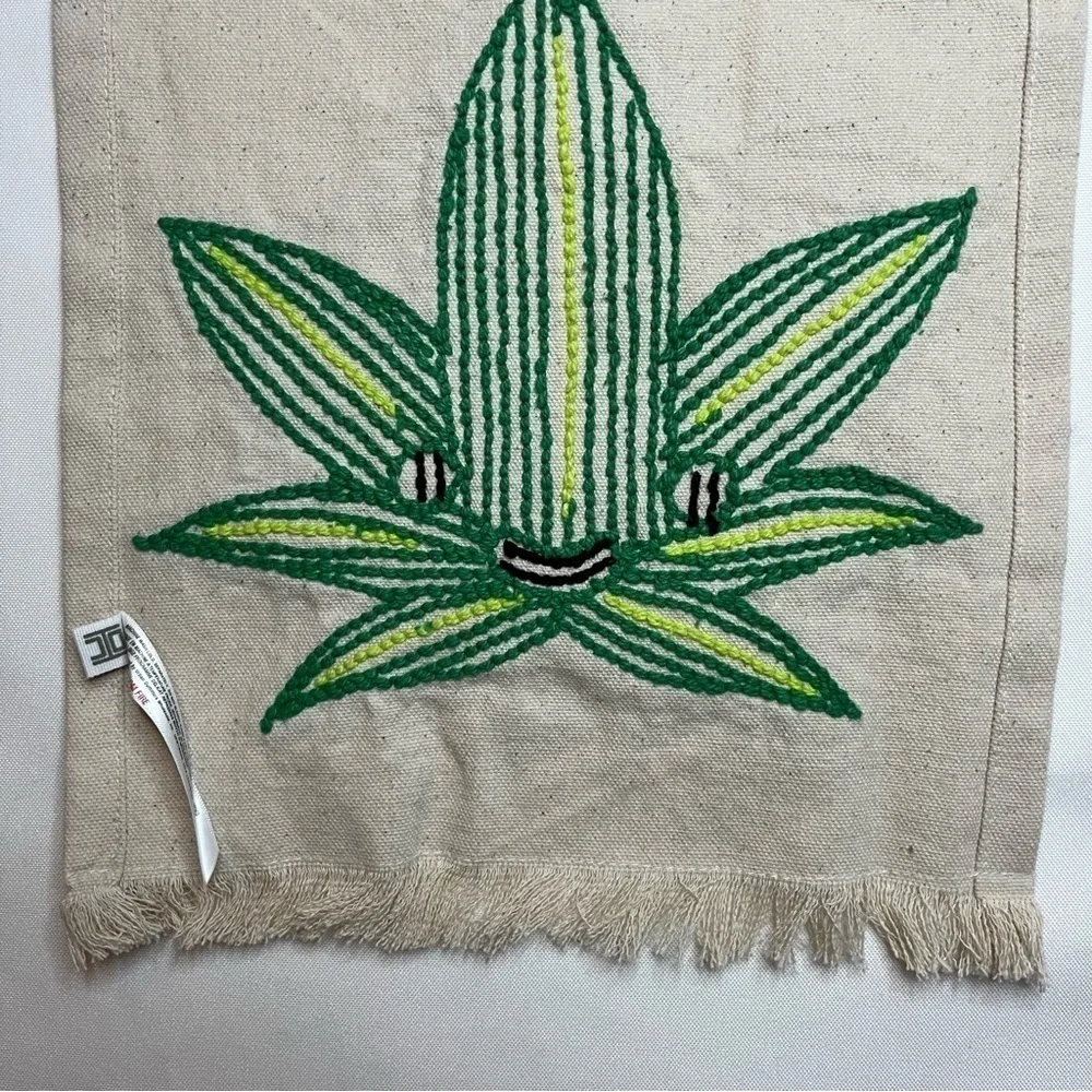 Urban Outfitters Mini Tufted Flag Textured Mary Jane 100% Cotton Tapestry NWT